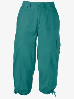 Corsaire sportif ceinture élastique cotelée