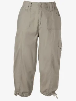 Corsaire sportif ceinture élastique cotelée
