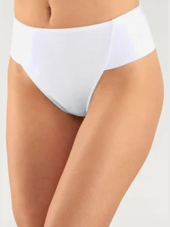 Culotte string gainante tanga sculptant avec résille intégré