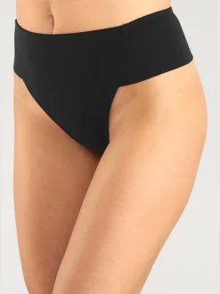 Culotte string gainante tanga sculptant avec résille intégré