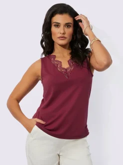Débardeur en dentelle 95% modal