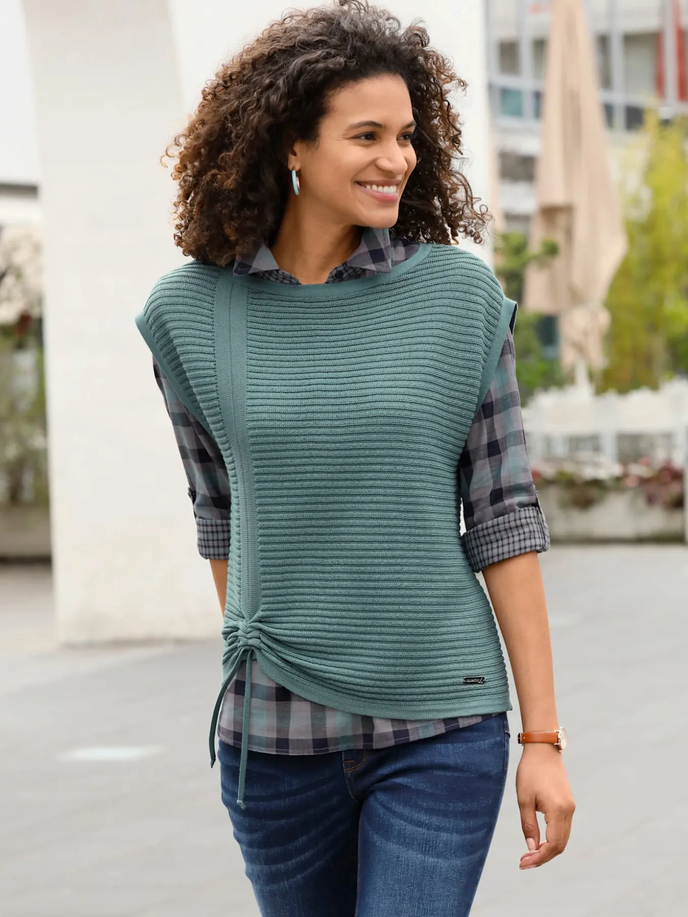 Débardeur en tricot 50% coton