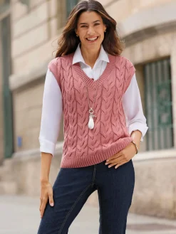 Débardeur en tricot 50% coton