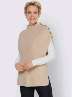 Débardeur en tricot col montant