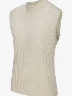 Débardeur en tricot débardeur sans manches en qualité côtelée