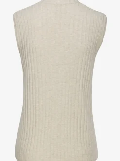Débardeur en tricot débardeur sans manches en qualité côtelée