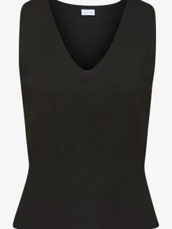 Débardeur en tricot encolure en v affinante