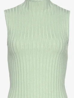 Débardeur en tricot encolure haute