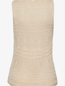 Débardeur en tricot encolure dégagée