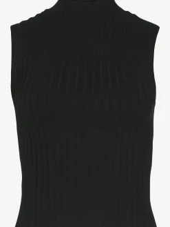 Débardeur en tricot encolure haute