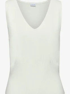 Débardeur en tricot encolure en v affinante