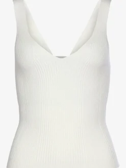 Débardeur en tricot encolure en v affinante