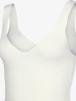 Débardeur en tricot encolure en v affinante