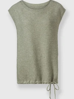 Débardeur en tricot fil chiné doux