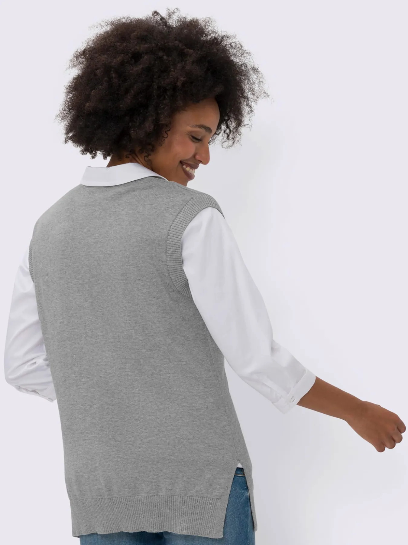 Débardeur en tricot pur coton
