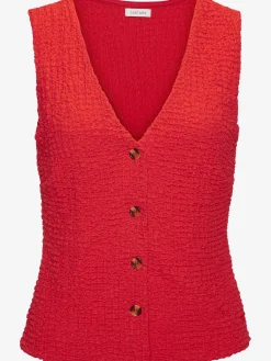 Débardeur gilet de costume à encolure en v profonde