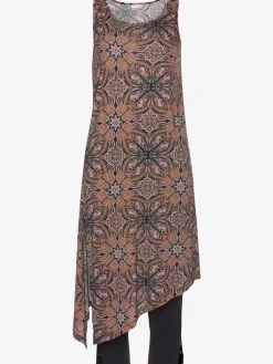 Débardeur long haut asymétrique