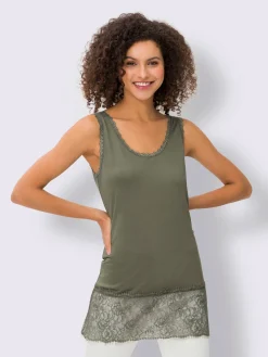Débardeur long viscose douce et fluide