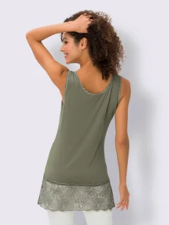 Débardeur long viscose douce et fluide