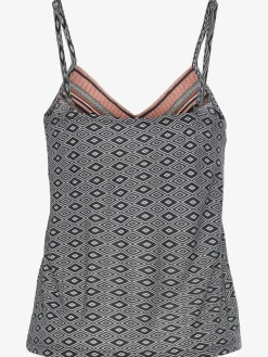 Debardeur haut avec motif ethnique