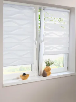 Double enrouleur légère transparence jusqu'à l'opacité