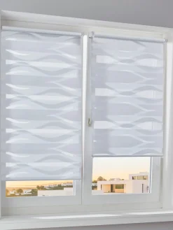 Double enrouleur légère transparence jusqu'à l'opacité