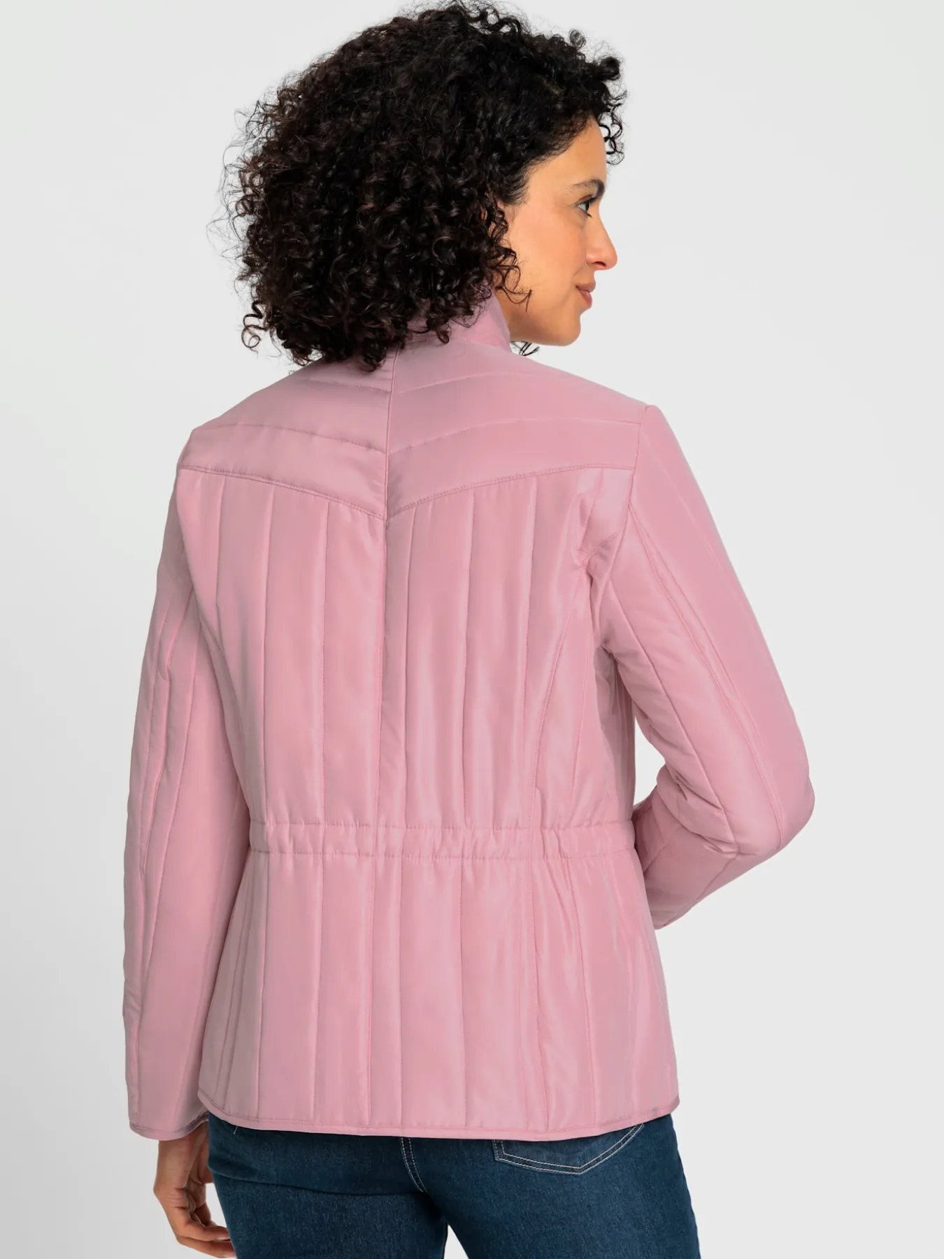 Doudoune coulisse à la taille