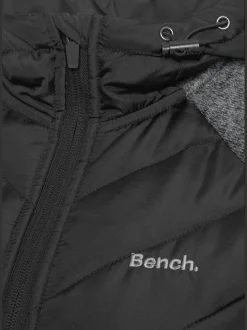 Doudoune veste matelassée en tricot polaire doux aux manches