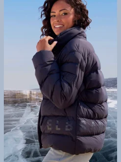 Doudoune veste matelassée doublée avec col réglable