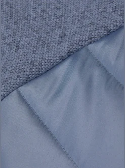 Doudoune veste matelassée en tricot polaire doux aux manches