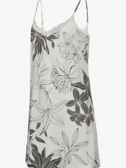 Déshabillé court à motif floral