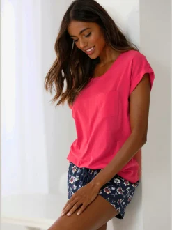 Ensemble de pyjama court avec t-shirt et short
