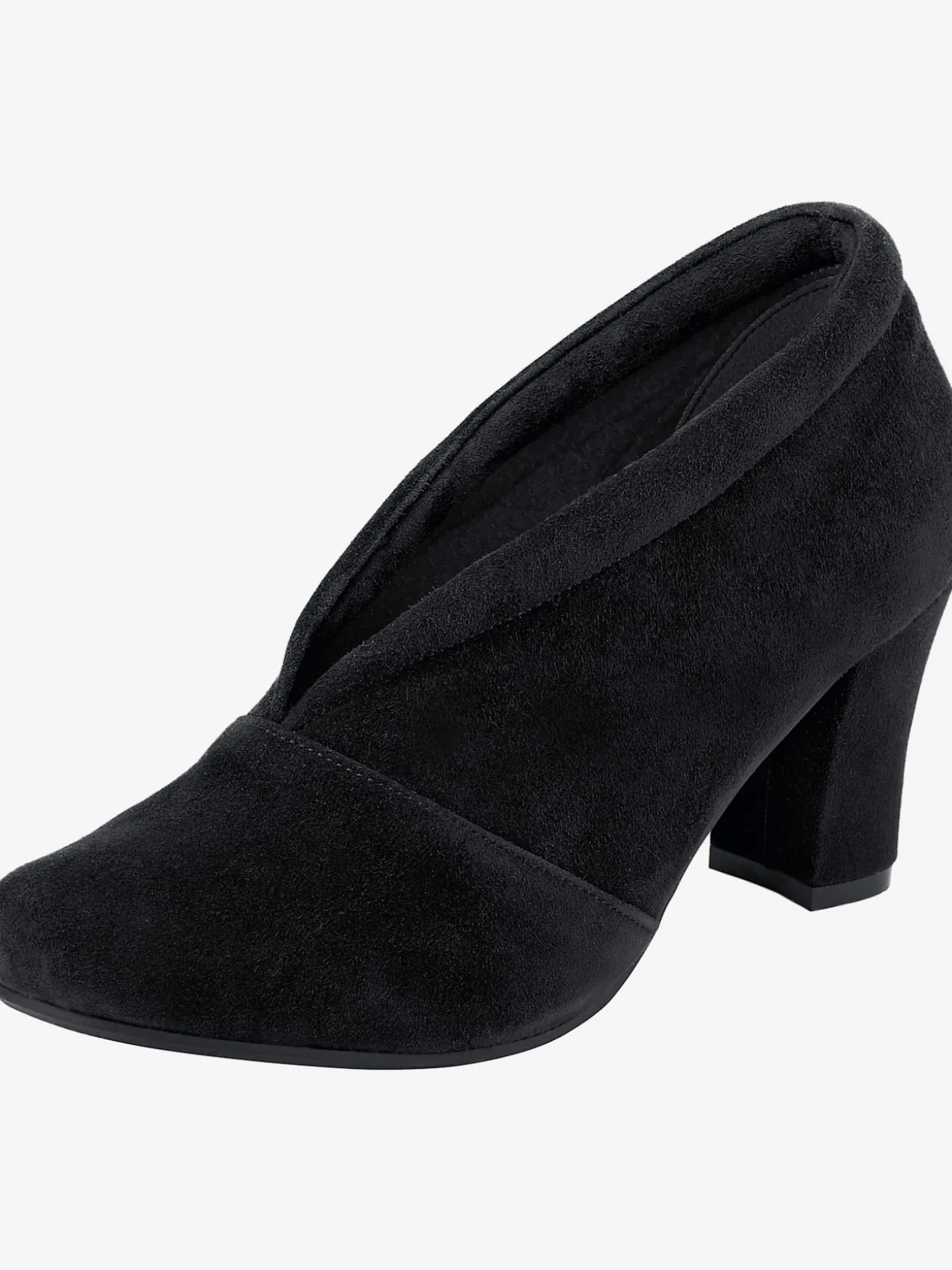 Escarpins cuir velours de chèvre