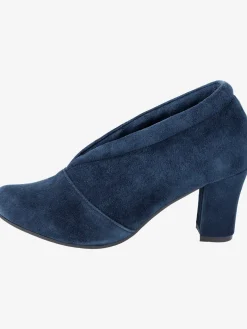 Escarpins cuir velours de chèvre