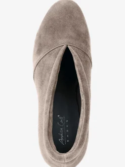Escarpins cuir velours de chèvre