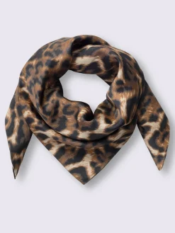 Foulard joli motif léopard