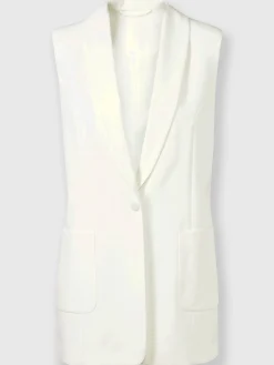Gilet blazer coupe droite