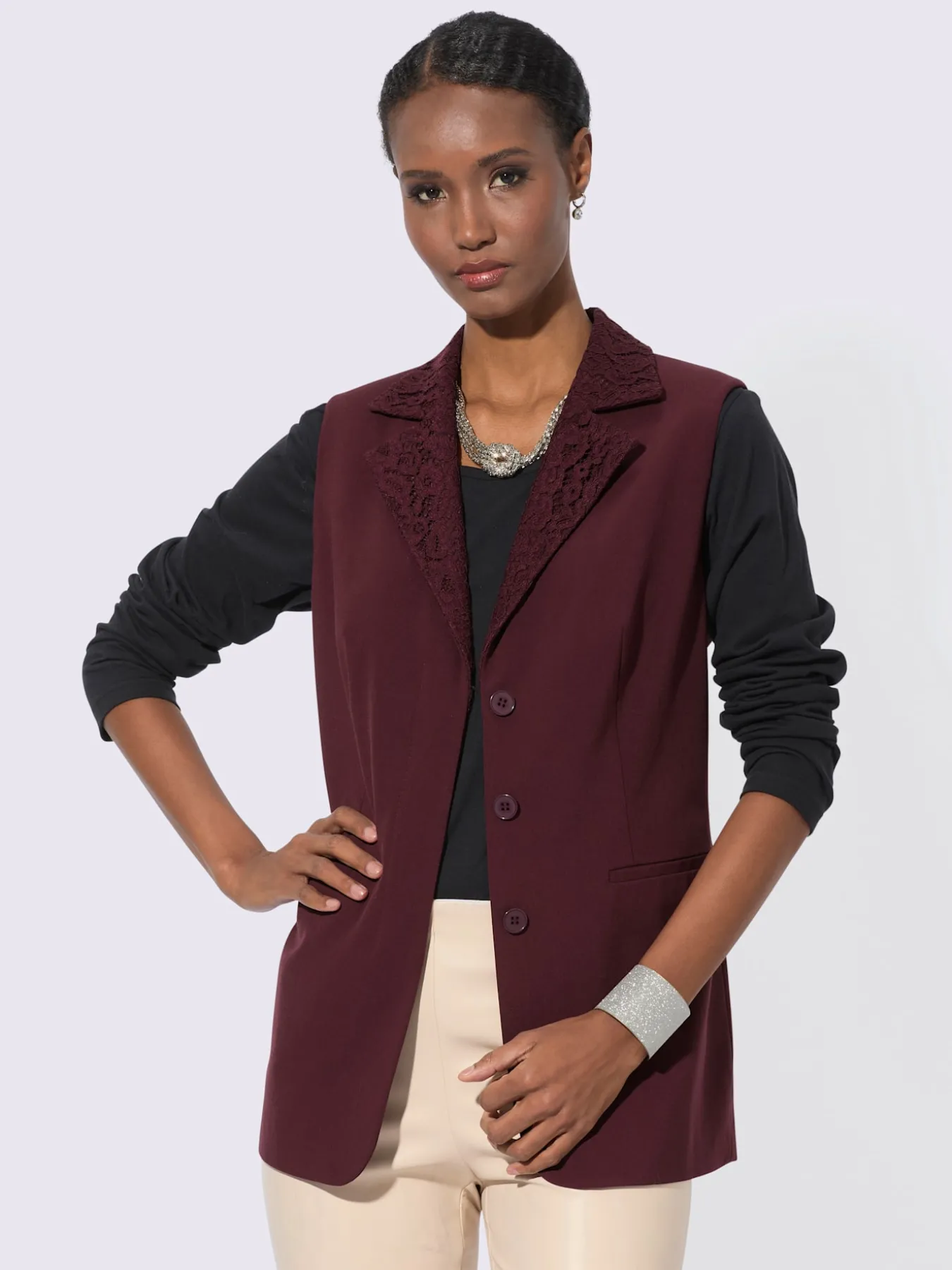 Gilet de costume polyester recyclé