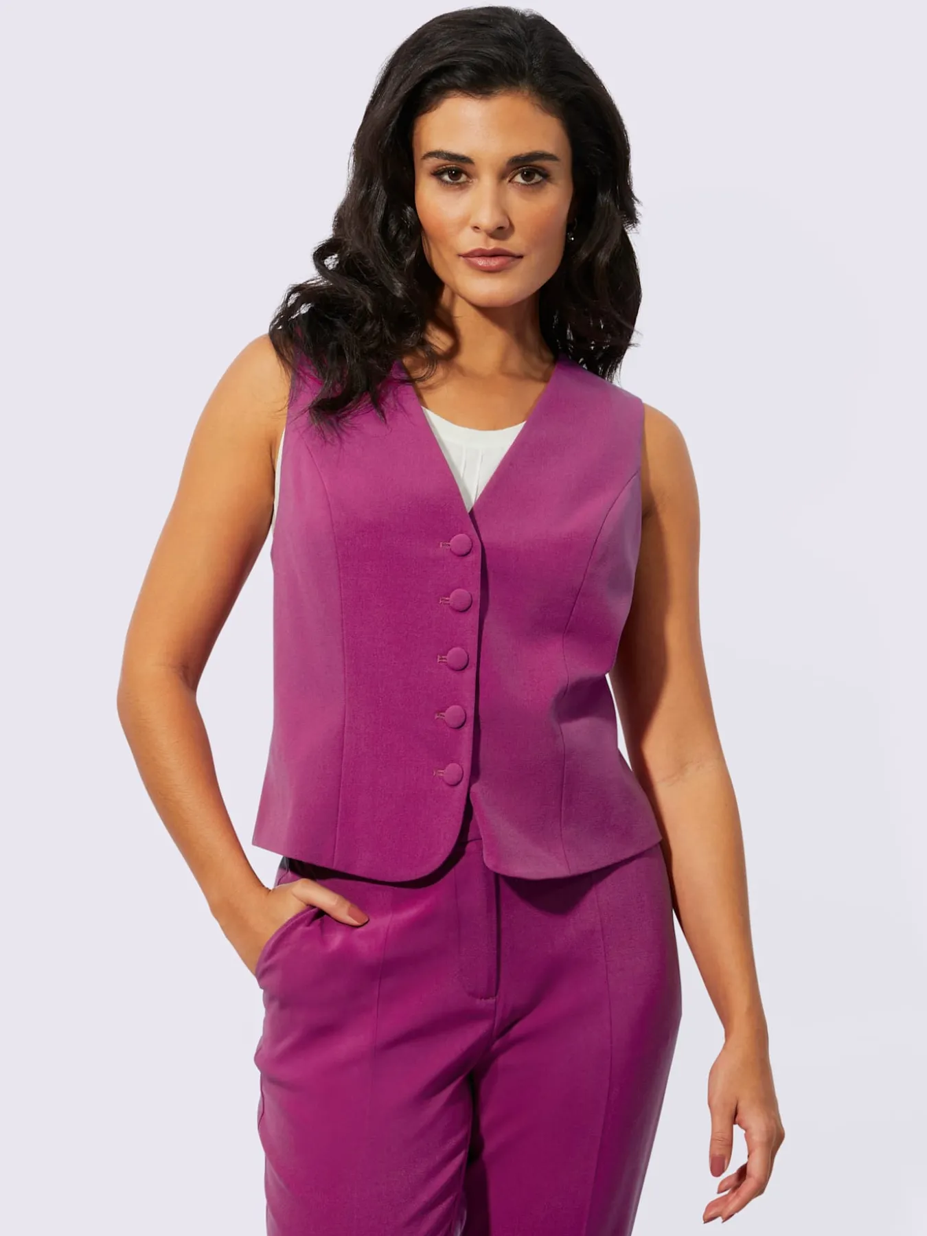 Gilet de costume polyester recyclé