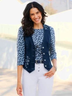Gilet en jean 99% coton