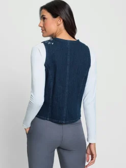 Gilet en jean 99% coton