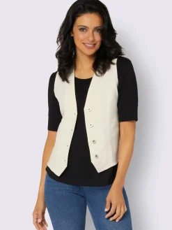 Gilet en jean pourcentage de coton élevé