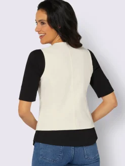 Gilet en jean pourcentage de coton élevé