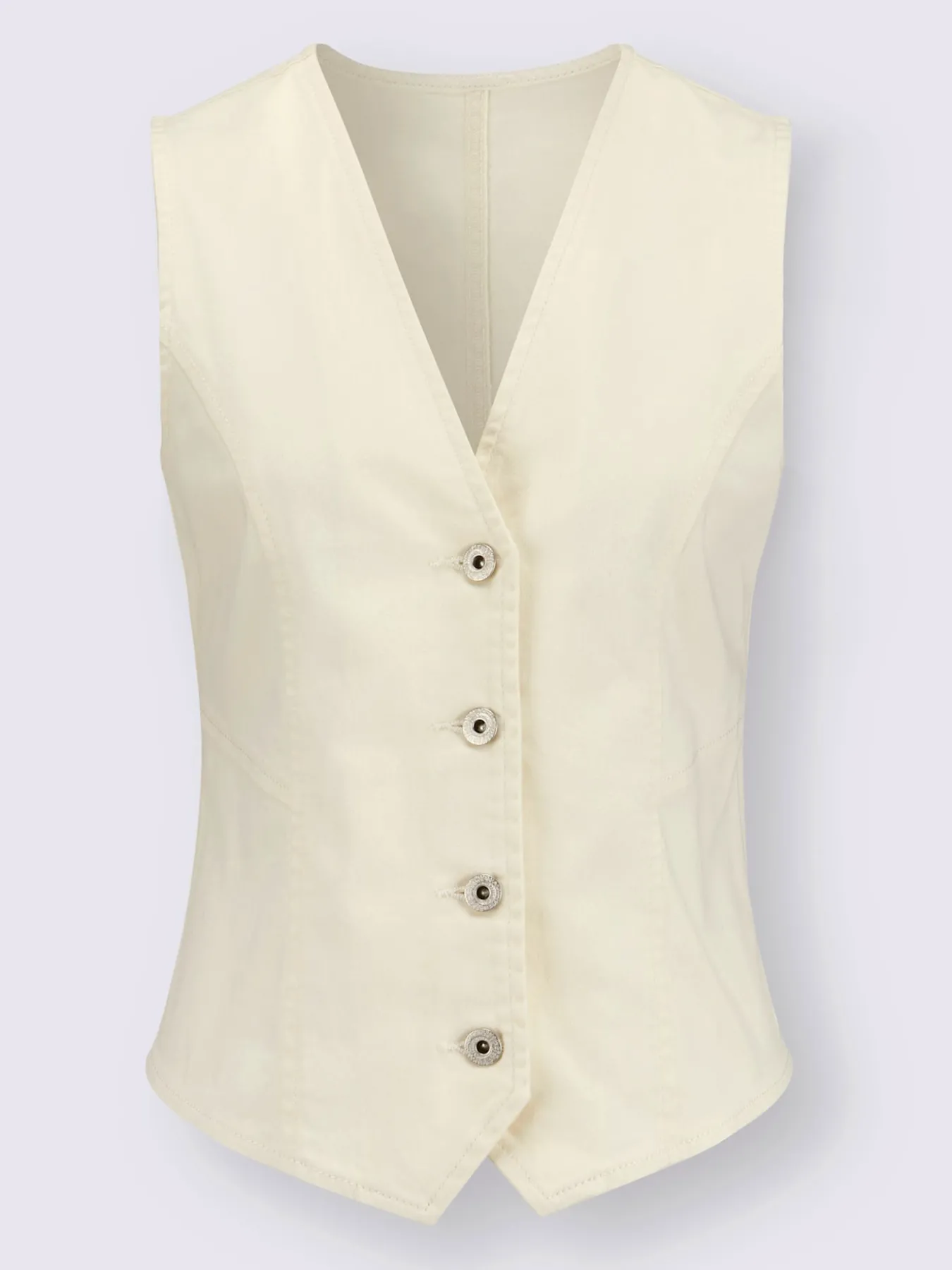 Gilet en jean pourcentage de coton élevé