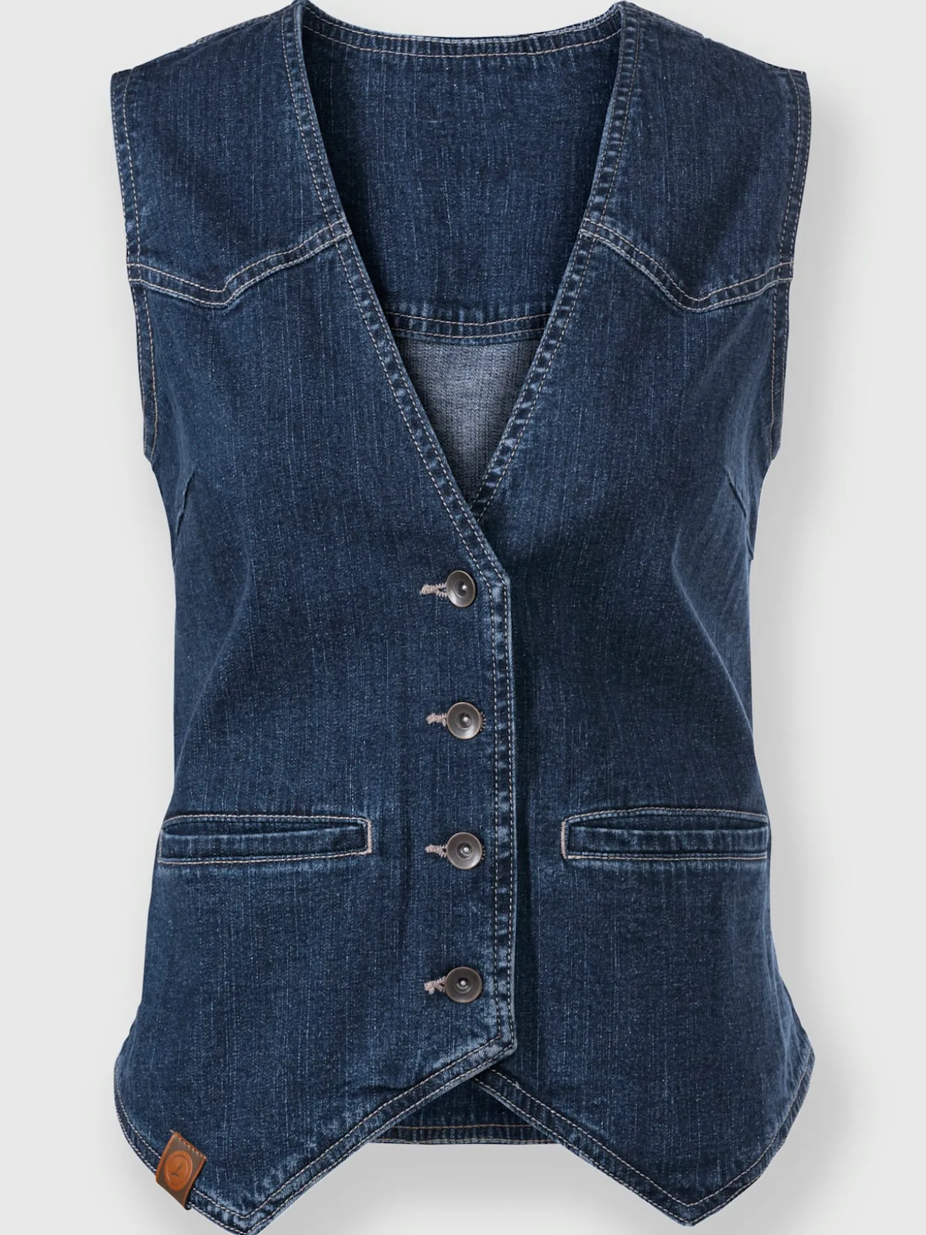 Gilet en jean qualité coton doux sur la peau