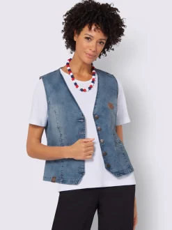 Gilet en jean qualité coton