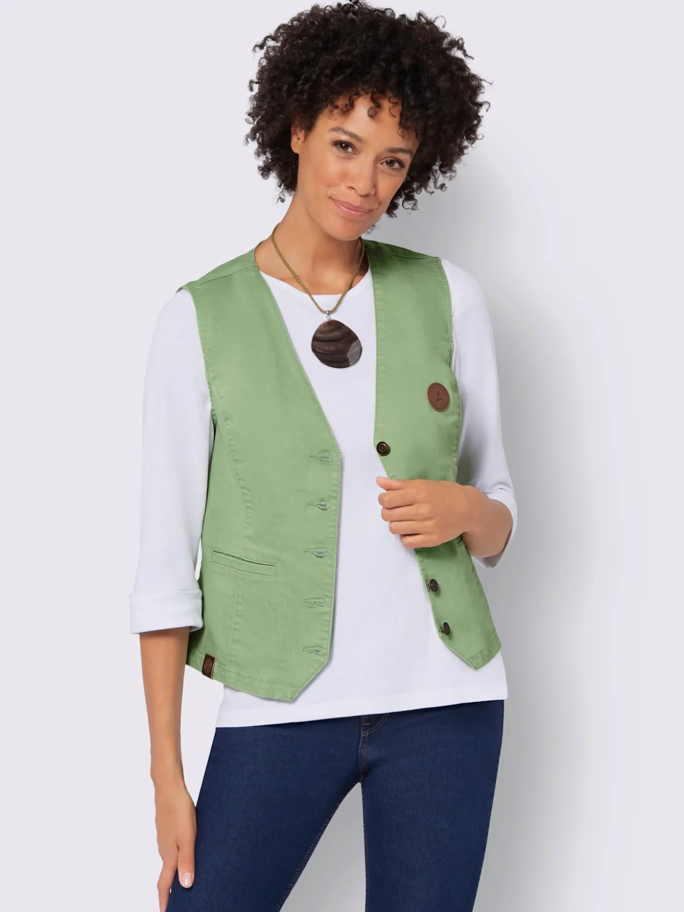 Gilet en jean qualité coton