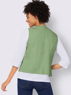 Gilet en jean qualité coton