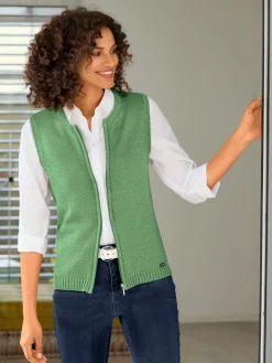 Gilet en tricot 50% coton