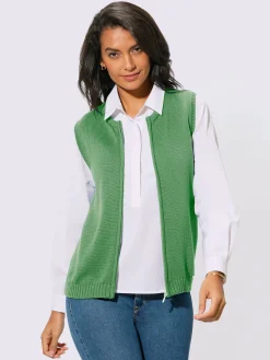 Gilet en tricot 50% coton